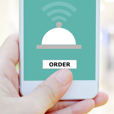 Food ordering on device