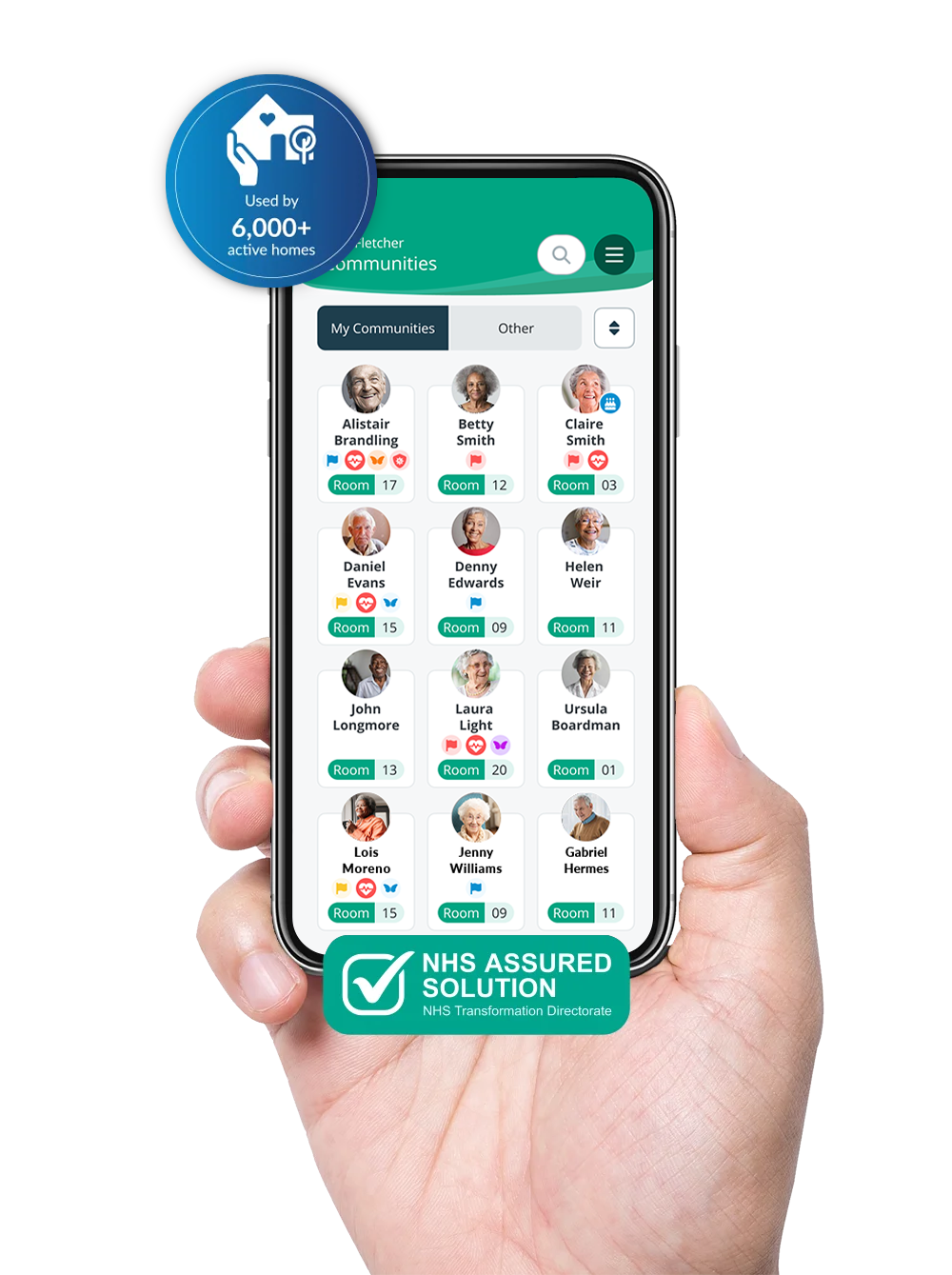 PCS Device in hand - badges 6,000 homes copy