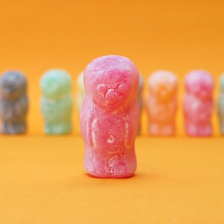 Red jelly Baby 1x1