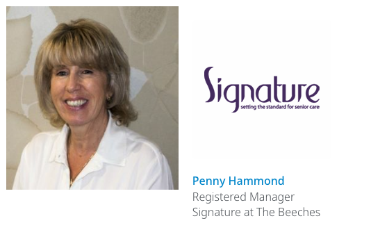 Penny Hammond Registered Manager - Signature at The Beeches
