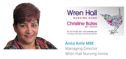 Anita Astle Managing Director - Wren Hall Nursing Home