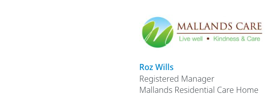 Roz Wills Registered Manager - Mallands Residential Care Home