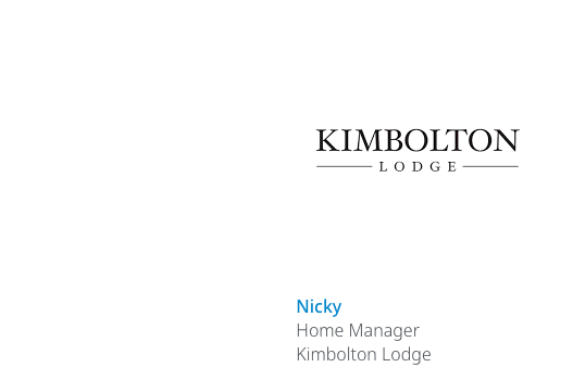 Nicky Home Manager - Kimbolton Lodge