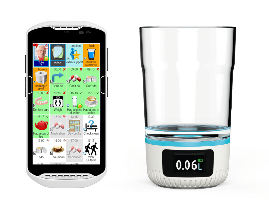 Smart Cups and digital care system