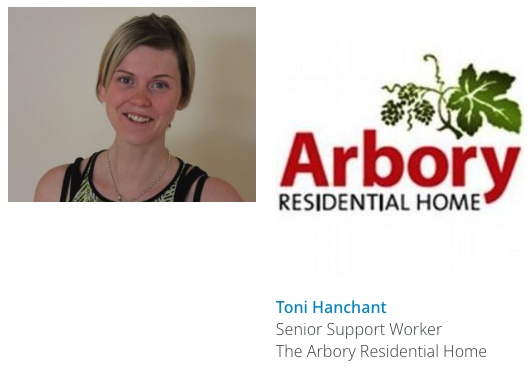 Toni Hanchant Senior Support Worker - The Arbory Residential Home