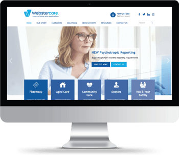 Webstercare website