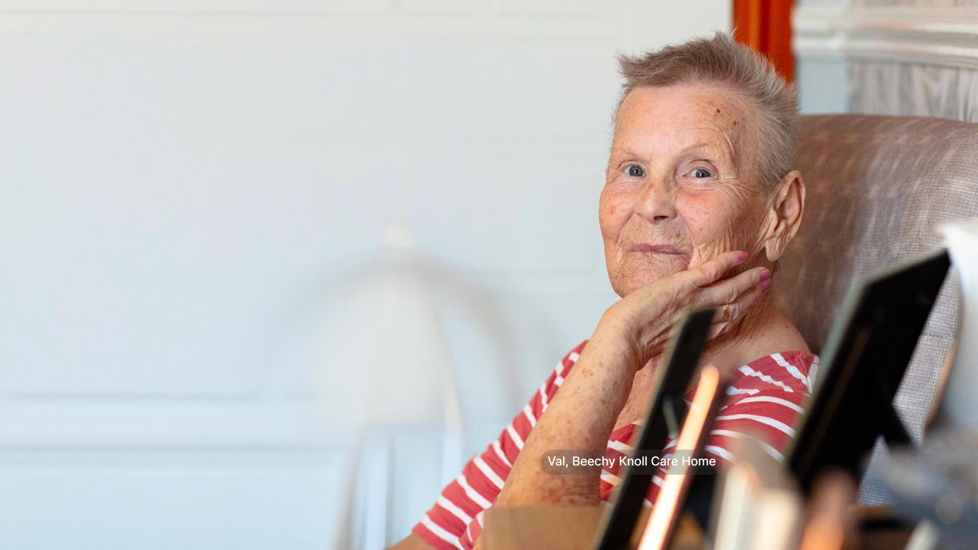 Resident Val, Beechy Knoll Care Home