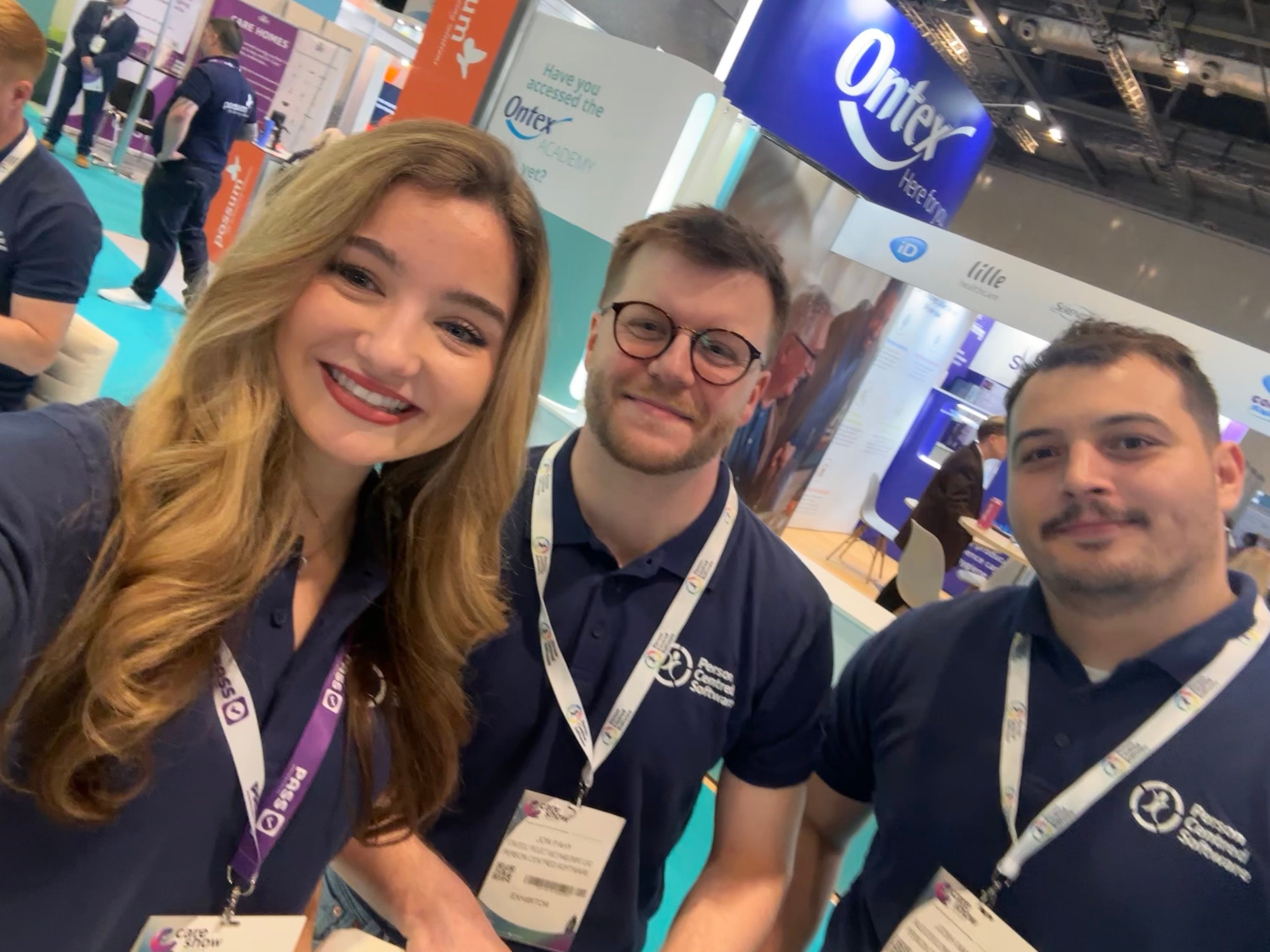Lauren, Jon and Josh at Care Show London 2026