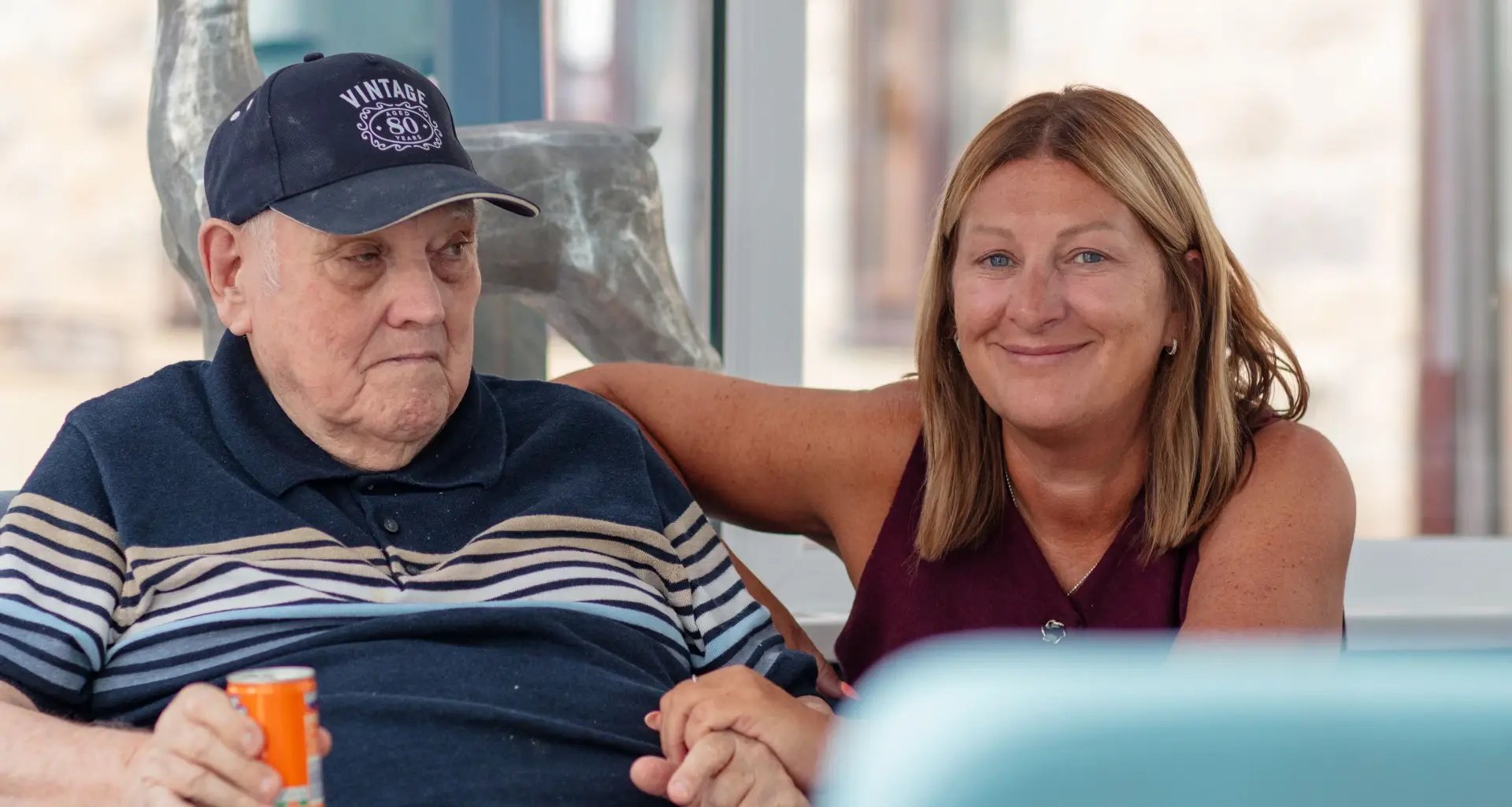 Mike and Adele at Beechy Knoll Care Home