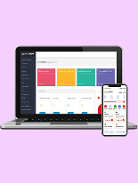 ATLAS app on a mobile device and dashboard on a laptop