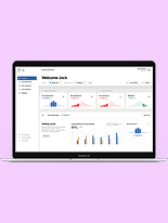 PCS Intelligence UI on laptop