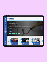 Oomph UI on a tablet screen