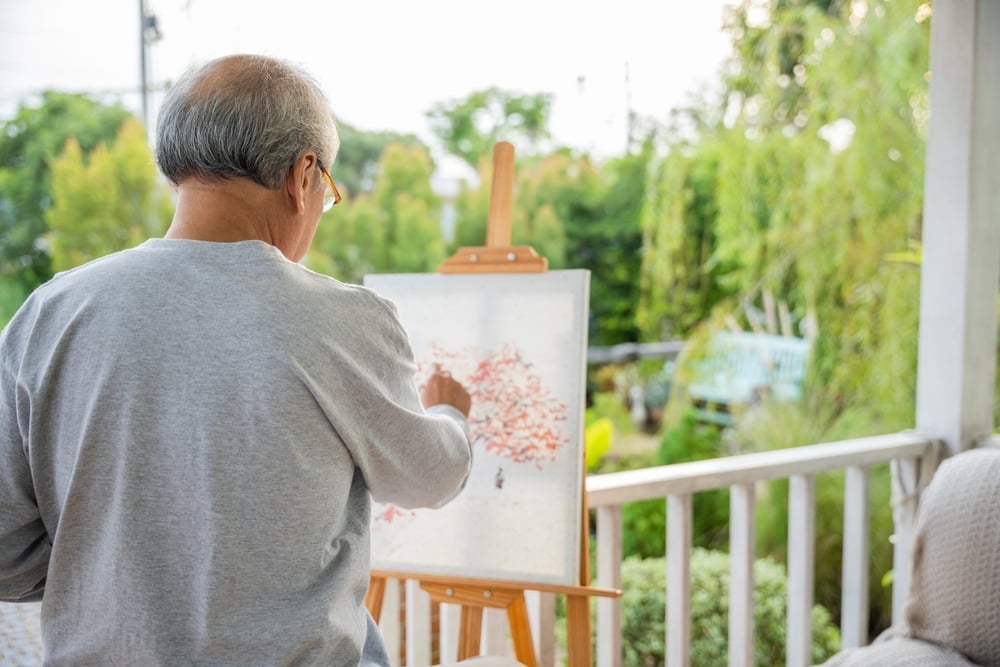 Nature drawing or painting 